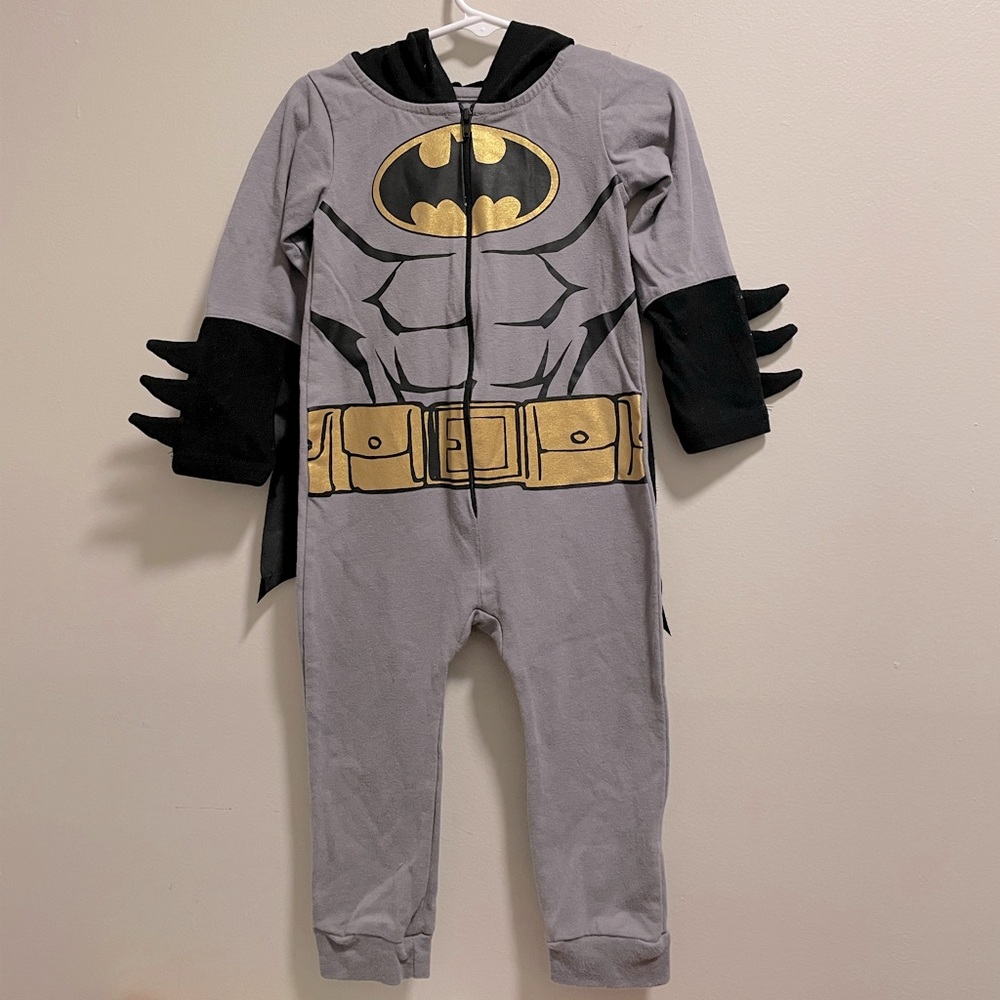 Batman one piece costume. Size 2T